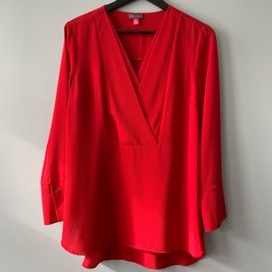 Vibrant red Vince Camuto tunic